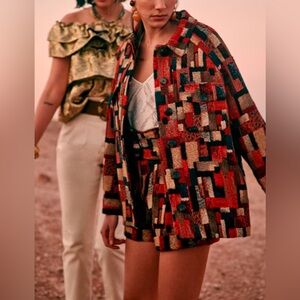 Sezane Tom Jacquard Jacket - NWOT